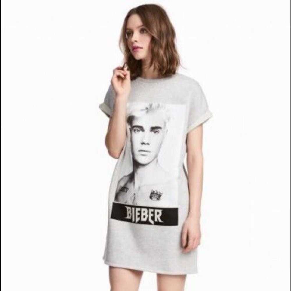 Justin Bieber Purpose Tour sweatshirt / dress 2016 US 4 / Eur 34